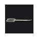 Manicure scissors "Premium" bent narrow 9.5 cm on bl. - Buy Online on GoSupps.com