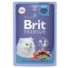 BRIT PREMIUM Feed for kittens veal with carrots 14 pcs. x 85 g - Buy Online on GoSupps.com