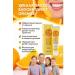 original box Toothpaste with fluorine with a taste Orange