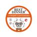 Best Dinner Wet food for small breed dogs with poultry and potatoes (100g x 12 pcs) - Buy Online on GoSupps.com