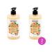 WOAHQB Cream-gel for hands and body sweet almonds 650 ml 2 pcs