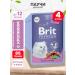 Brit Wet feed Premium for kittens rabbit in jelly 85 g 4 pcs