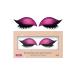 Eye makeup stencil stickers for eyelash shades (roses