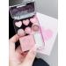 Palette of shadows for the eyelids of blush and highlighter