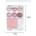 Palette of shadows for the eyelids of blush and highlighter - Buy Online on GoSupps.com