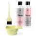 ADRICOCO Set bowl brush for staining hair -colored hair