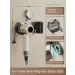 Holder for the hair dryer magnetic dust with suction