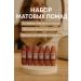 ice store Set of matte lipsticks for the lip of nude shades persistent 6 pcs