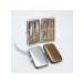 Stylish manicure set with a metallic shine