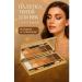 EDSA Palette shadows for the eyelids 11 shades are matte and shining