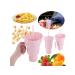 A glass for drinks and snacks 1000ml 2B1 for children and adults - Buy Online on GoSupps.com