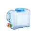 5 liter water tank with a tap net for drinks on fresh air