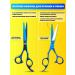 Charites Black Filtering Black Scissors for Hair Cricet - Buy Online on GoSupps.com