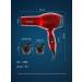 Dewal Professional hairdryer with ionization Ion Energy 03-8800 RED - Buy Online on GoSupps.com