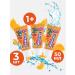 New pearl Toothpaste Orange 50ml 3pcs