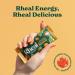 Rheal Energy Bar Caffeinated Superfood - peanut butter - 12 Par - Buy Online on GoSupps.com