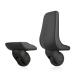 GZYF ZSWAL Pair Rear Wheels Luggage Replacement Suitcase