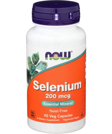 Now Foods Selenium 200 MCG 90 Veg Cap
