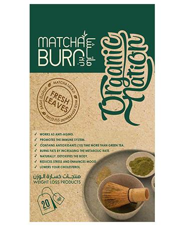 Organic Nation Matcha Burn - 20 Packs