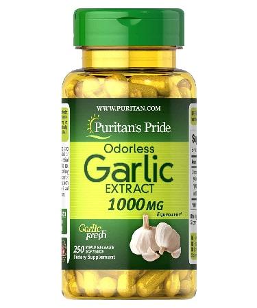 Puritan's Pride Odorless Garlic 1000 mg - 100 Softgels