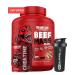 Big Ramy Labs RedRex Beef Mass Plus (Gainer ) 6 LB - 8 Serv +  Creatine 5000 MG - Monohydrate - 60 Servings + Shaker