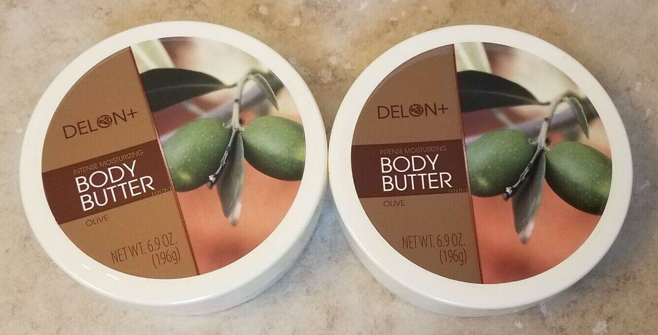 Delon Intense Moisturizing Body Butter Olive 6.9 Oz. Pack of 2