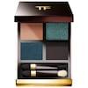 0.35 oz / 9 g Dark Opulence - shimmering teal and cobalt with beige and black matte hues