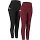 Black/Wine Red