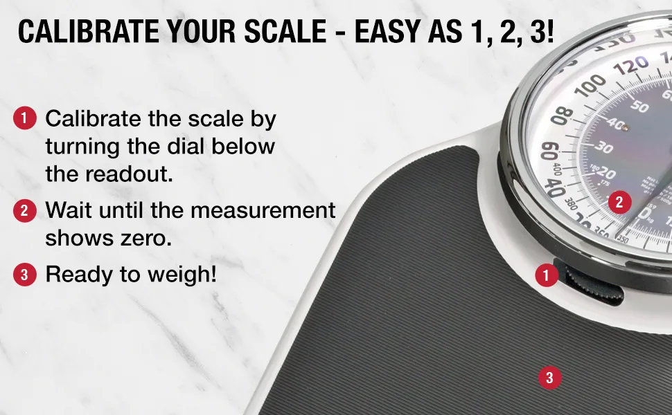 Salter Pro-Helix Professional Oversized Bathroom Scale with Black Vinyl Anti-Slip Bath Mat, 400 LB Capacity, Analog Scale, 18.25" x 13.0" Black/White - SALTER