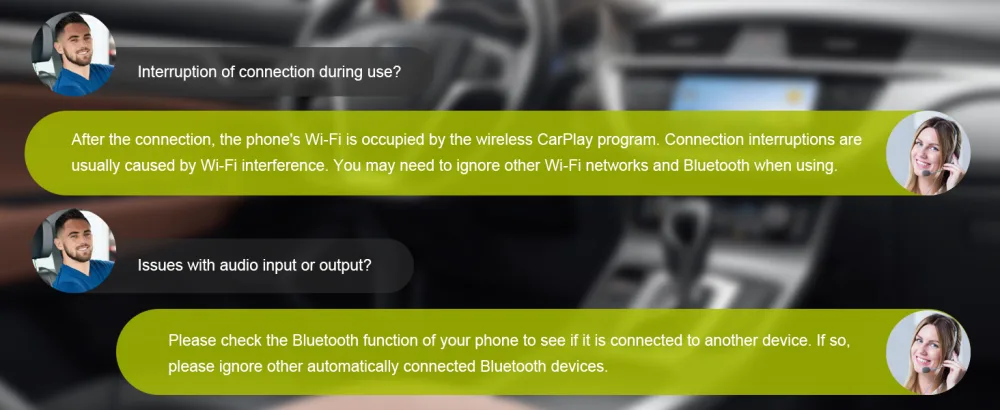 Wireless Carplay/Android Auto Adapter - 2024 Style Seamless OEM Wired Carplay/Android Auto Conversion, USB A/USB C Compatibility, Plug & Play Setup for Wireless Control - Wireless Carplay/Android Auto Adapter