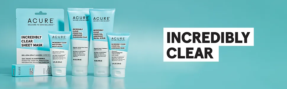 Acure Incredibly Clear Charcoal Lemonade Beauty Mask 1.7 fl oz (50 ml) - acure