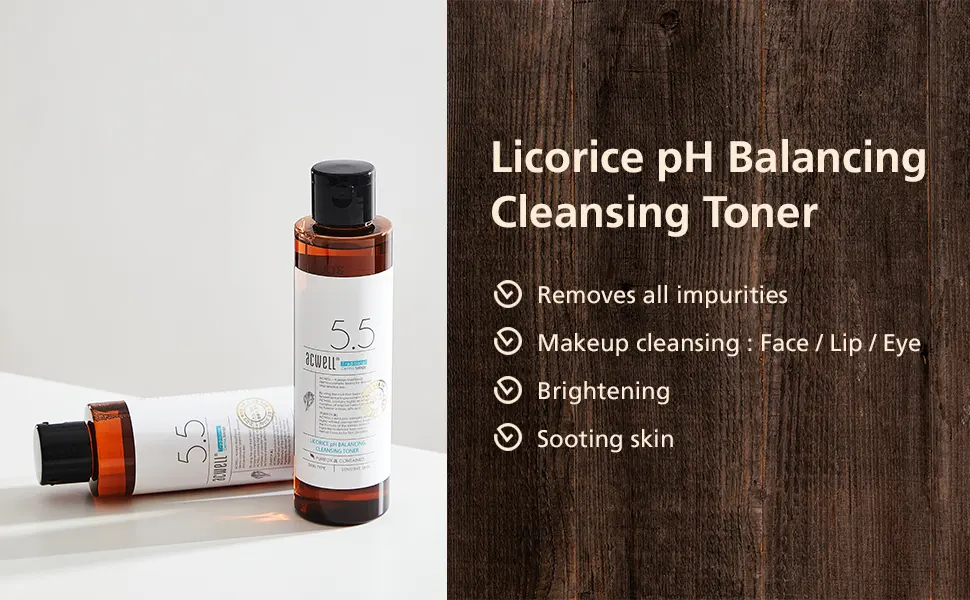 Acwell 5.5 Licorice pH Balancing Cleansing Toner 150 ml - product information 2