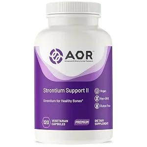 Advanced Orthomolecular Research AOR Strontium Support II 120 Vegetarian Capsules - STR Supp II