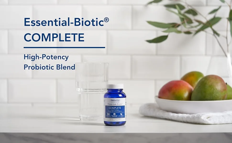 Allergy Research Group Essential-Biotic Complete 50 Billion CFUs 60 Delayed-Release Vegetarian Capsules - Essential-Biotic Complete