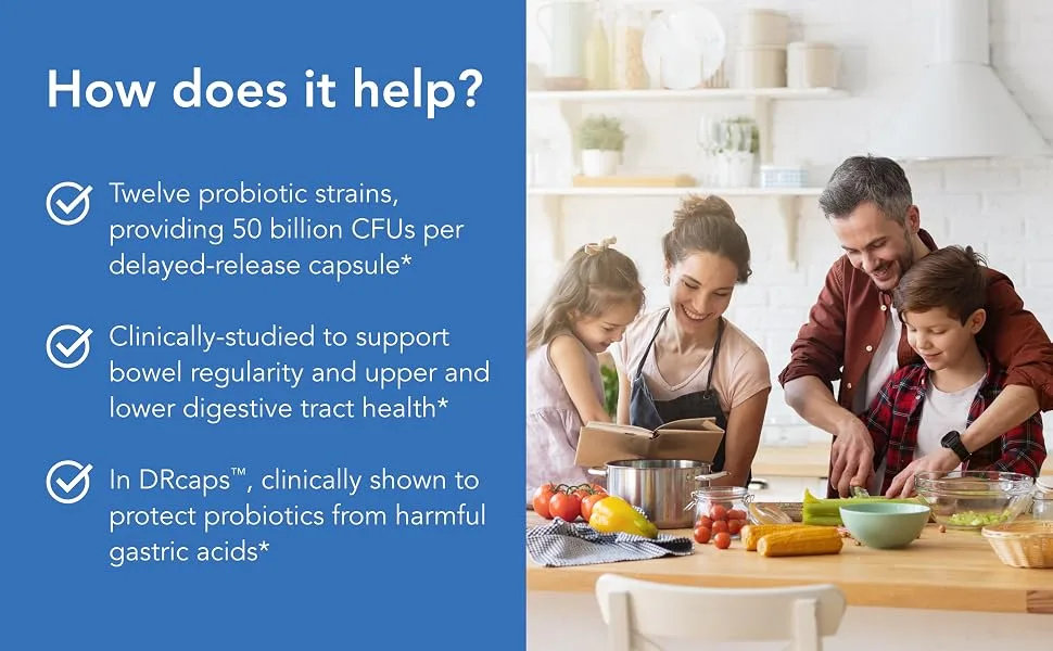 Allergy Research Group Essential-Biotic Complete 50 Billion CFUs 60 Delayed-Release Vegetarian Capsules - How Does it Help