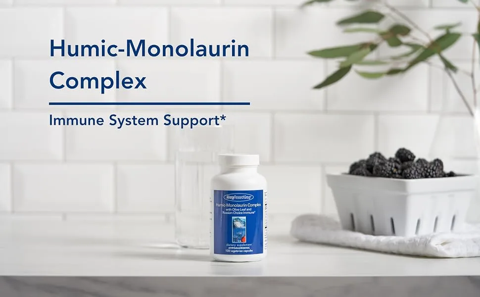Allergy Research Group Humic-Monolaurin Complex 120 Vegetarian Capsules - Humic-Monolaurin Complex