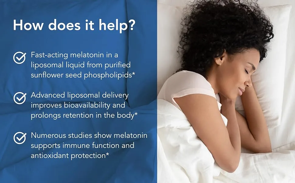Allergy Research Group Liposomal Melatonin 1 fl oz (30 ml) - How Does it Help