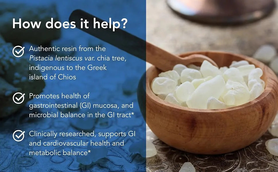 Allergy Research Group Mastica Chios Gum Mastic 240 Vegetarian Capsules - How Does it Help