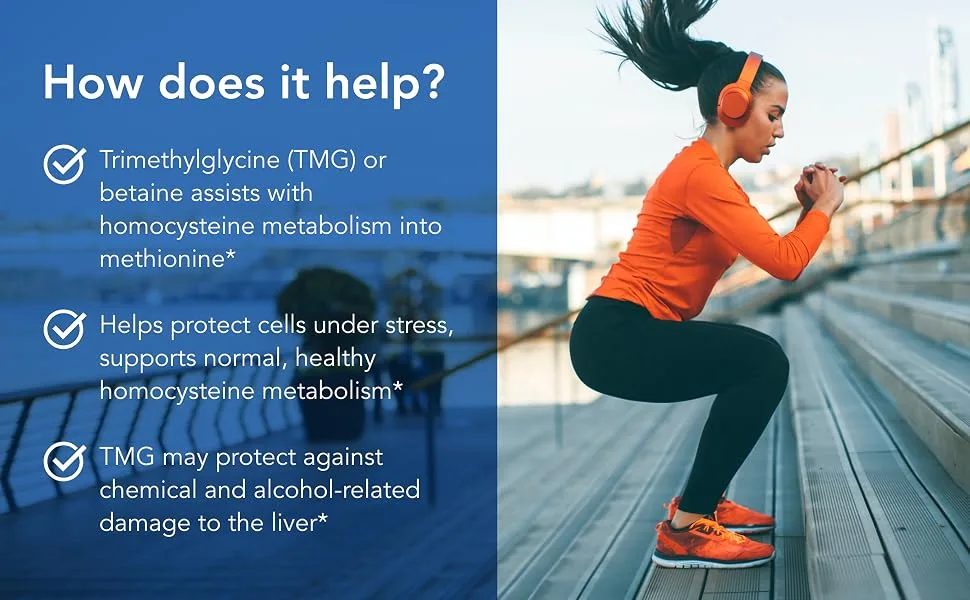 Allergy Research Group TMG Trimethylglycine 100 Vegetarian Capsules - How Does it Help