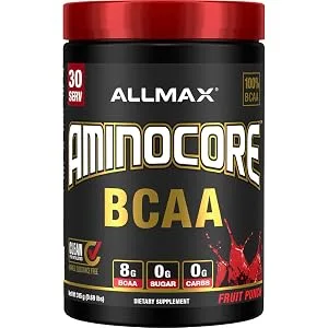 ALLMAX Nutrition AMINOCORE BCAA Fruit Punch 0.69 lbs (315 g) - product information 4