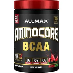 ALLMAX Nutrition AMINOCORE BCAA Watermelon 0.69 lbs (315 g) - product information 4