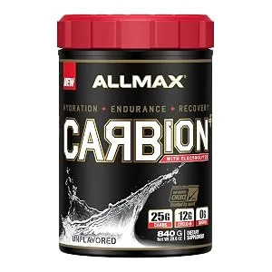ALLMAX Nutrition CARBion+ with Electrolytes Unflavored 24.7 oz (700 g) - carbion unflavored energy recovery drink