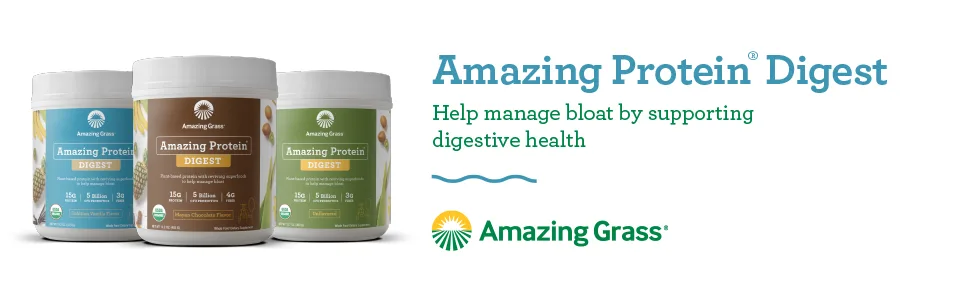 Amazing Grass Amazing Protein Digest Mayan Chocolate Flavor 5 Billion CFU 14.2 oz (405 g) - Amazing Protein Digest