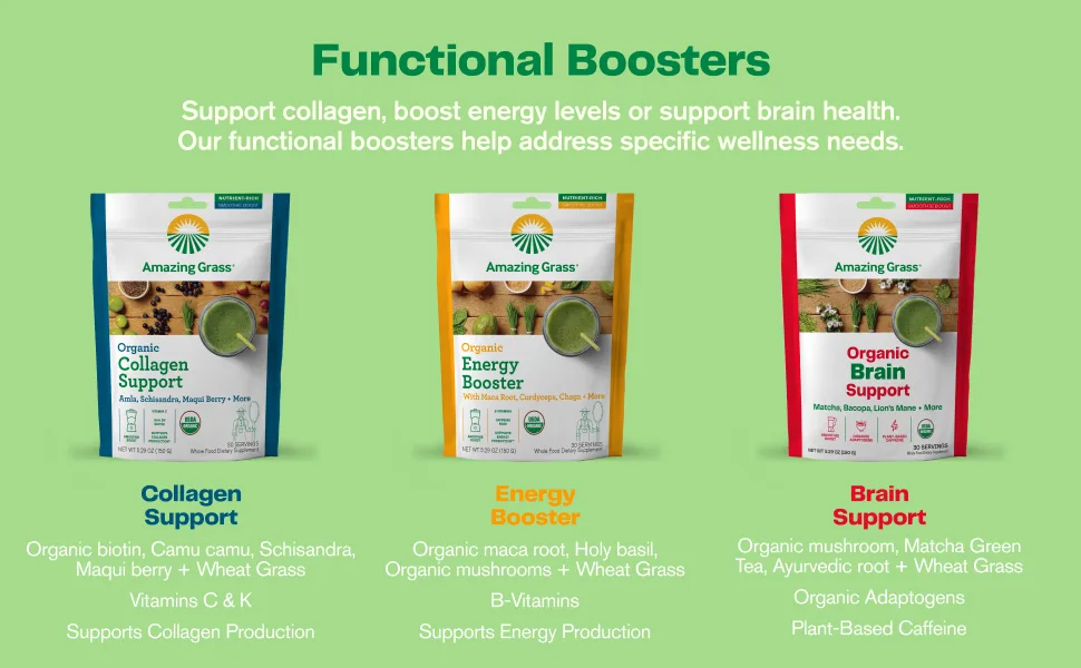 Amazing Grass Organic Kale Powder 5.29 oz (150 g) - Functional Boosters