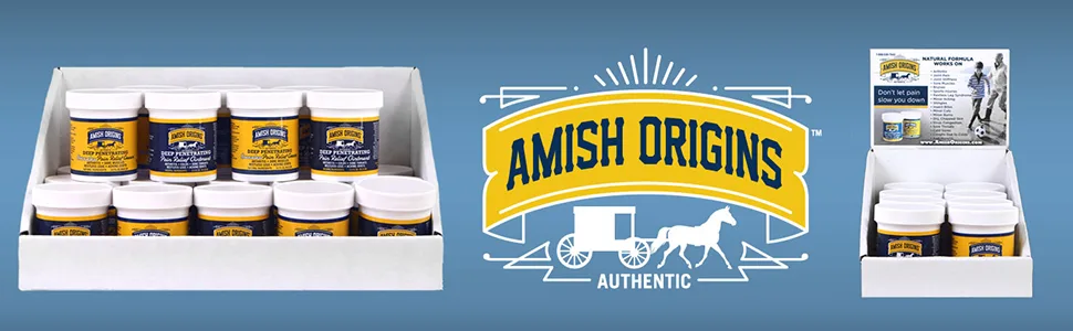 Amish Origins Deep Penetrating Greaseless Pain Relief Cream 3.5 fl oz (99.22 g) - amish origin3