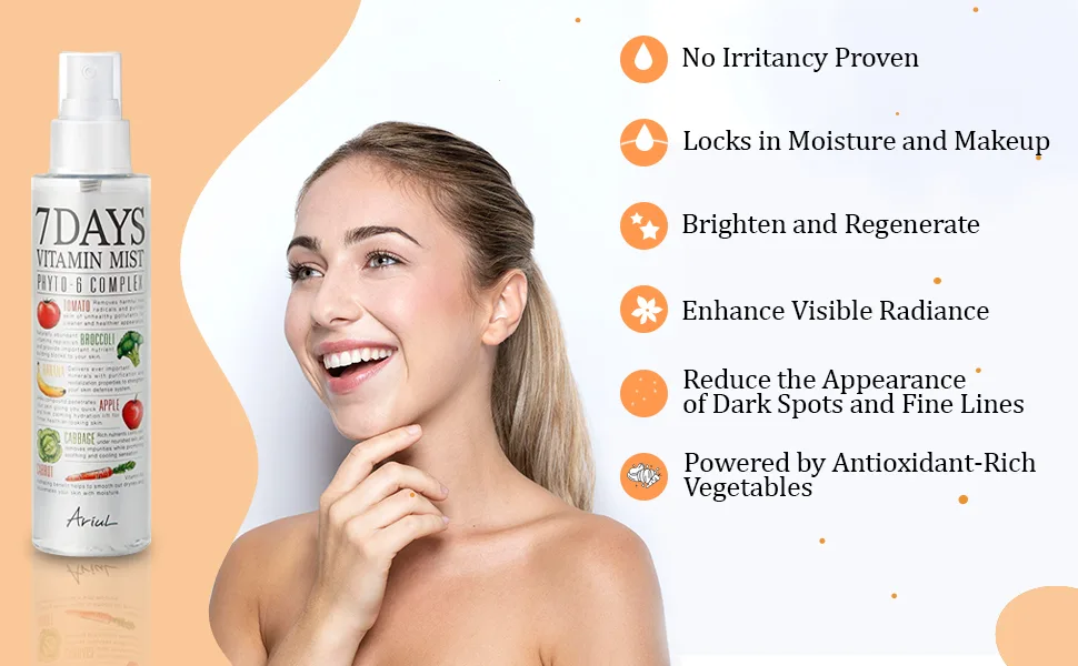 Ariul 7 Days Vitamin Mist Phyto-6 Complex  5.07 fl oz ( 150 ml) - Facial Mist
