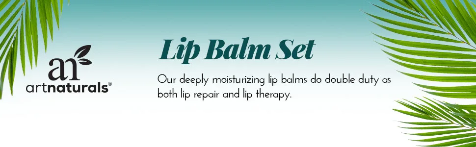 Artnaturals Lip Balm Set 6 Lip Balms 0.15 oz (4.25 g) Each - Image