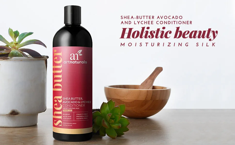 Artnaturals Shea Butter Avocado & Lychee Conditioner Moisturizing Silk For Dry Hair 16 fl oz (473 ml) - product information 1