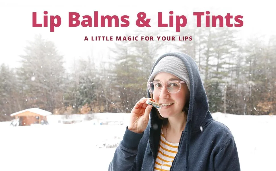 Badger Company Lip Balm Gift Set Red Box 3 Pack .15 oz (4.2 g) Each - Lip Balms