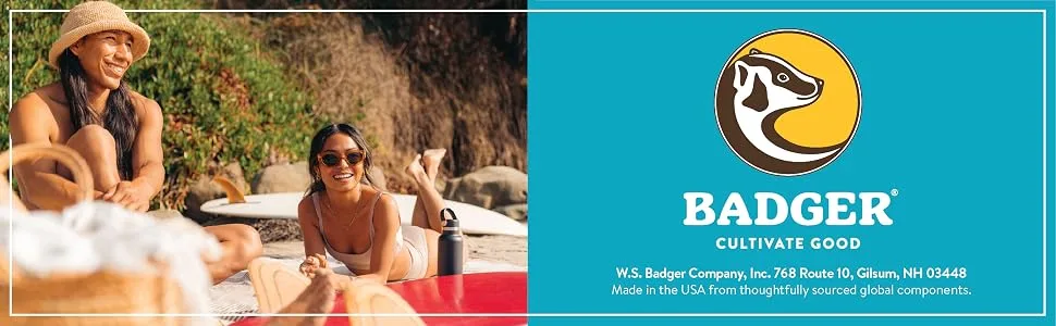 Badger Company Natural Mineral Sunscreen Cream Clear Zinc SPF 30 Unscented 2.9 fl oz (87 ml) - Active Sunscreens